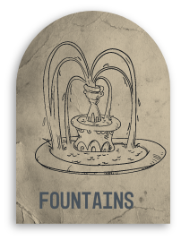 fountains